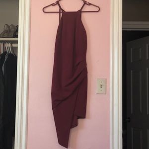 Wine Red Dress